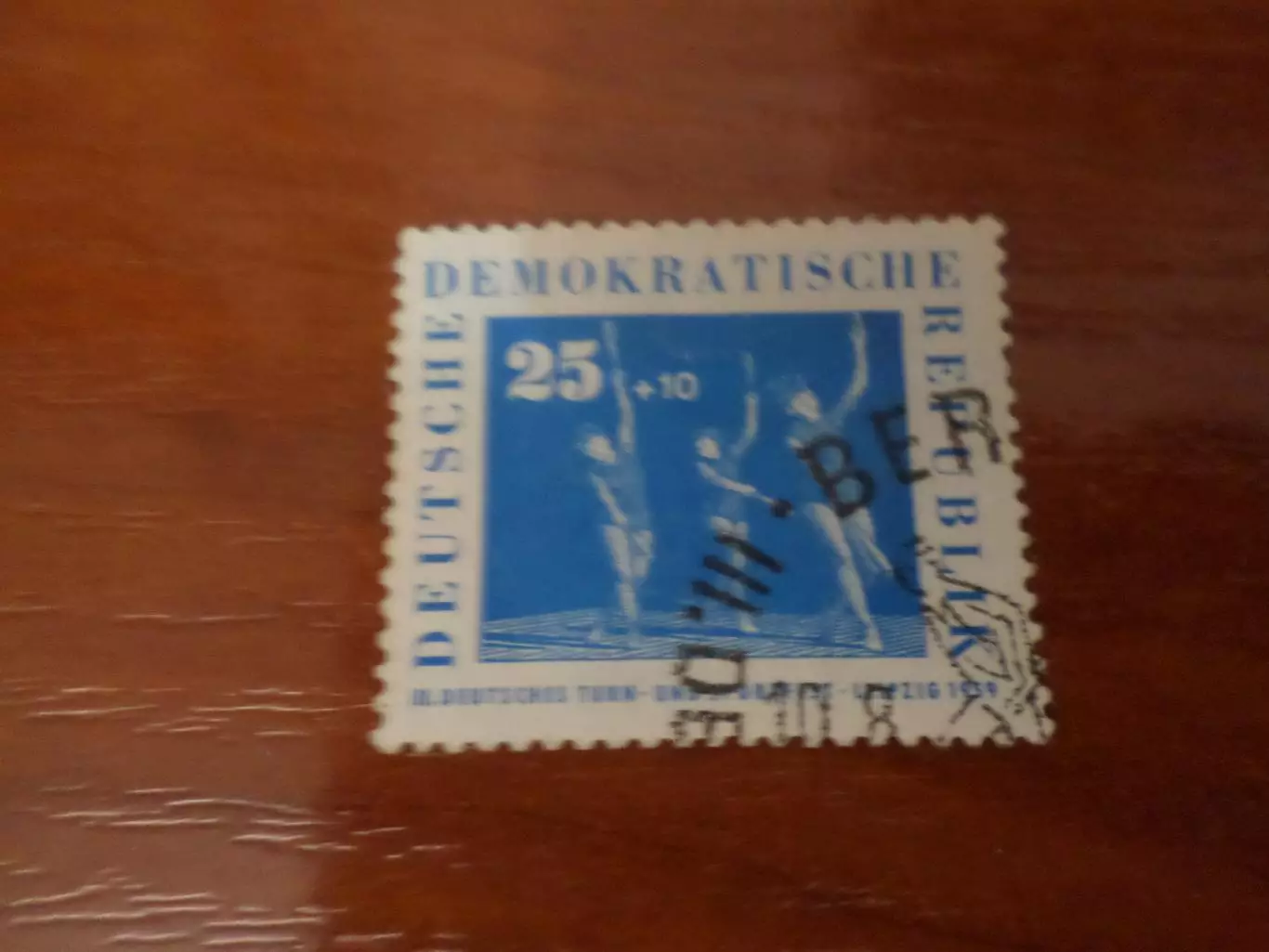 марки ГДР спорт Художественная гимнастика 1959 г гаш