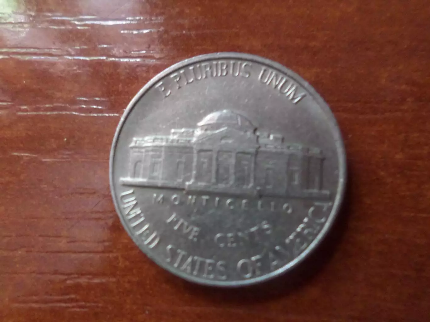 монета 5 центов США 1990 г 1