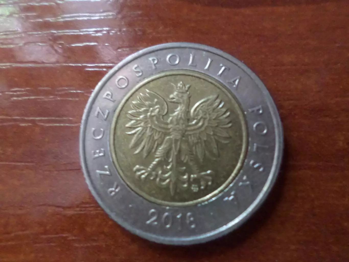 Монета 5 злотых Польша 2018 г 100 лет независимости Польши 1