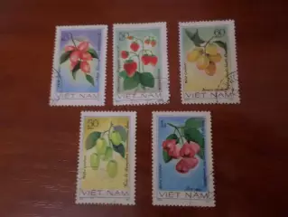марки Вьетнам флора ягоды 1981 г гаш без перф