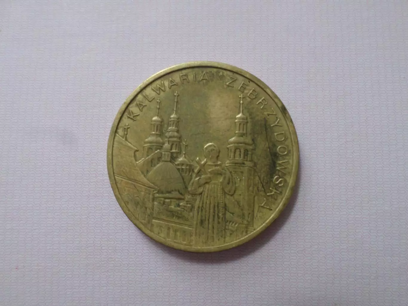 Монета 2 злотых Польша 2010 г Кальвария Зебжидовська