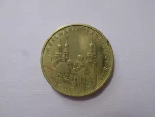 Монета 2 злотых Польша 2010 г Кальвария Зебжидовська