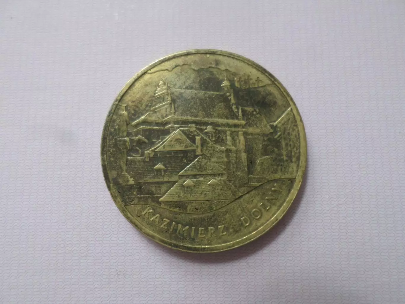 Монета 2 злотых Польша 2008 г Казимеж Дольны