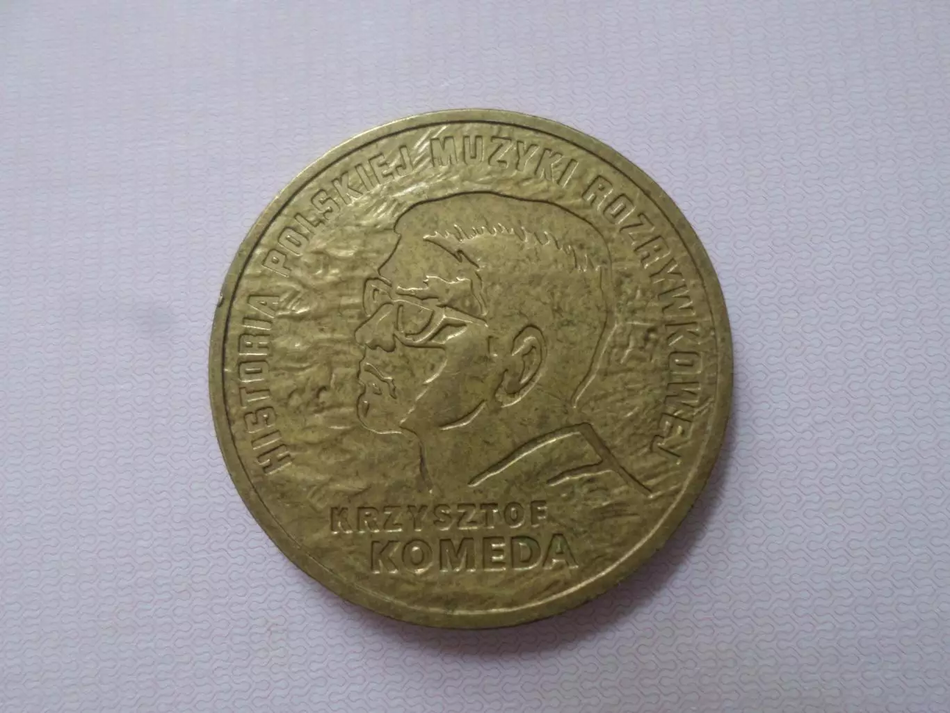 Монета 2 злотых Польша 2010 г История польской музыки Кшиштоф Комеда