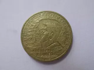 Монета 2 злотых Польша 2010 г История польской музыки Кшиштоф Комеда
