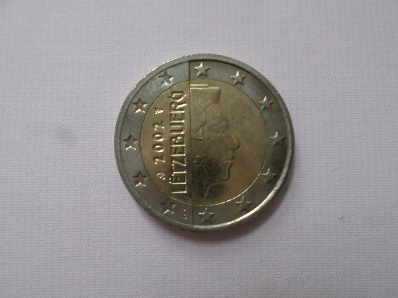 Монета 2 евро Люксембург 2002 г