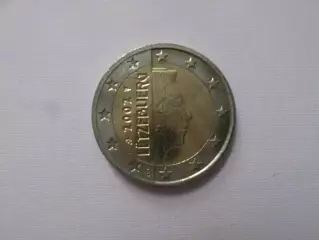 Монета 2 евро Люксембург 2002 г