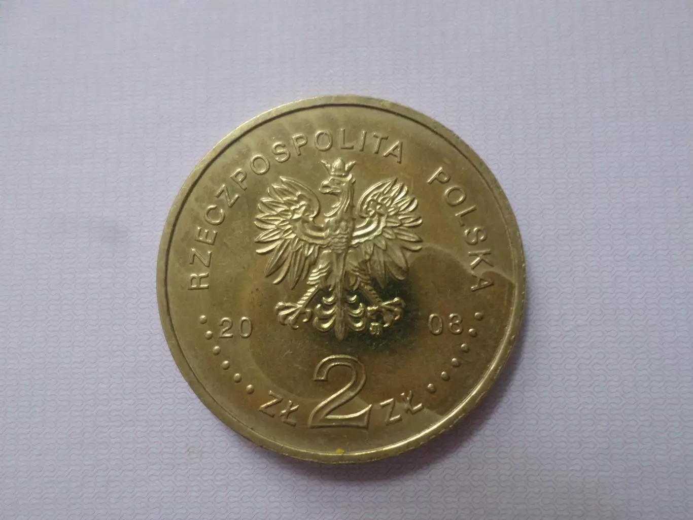 Монета 2 злотых Польша 2008 г Олимпийские игры Олимпиада Пекин 1