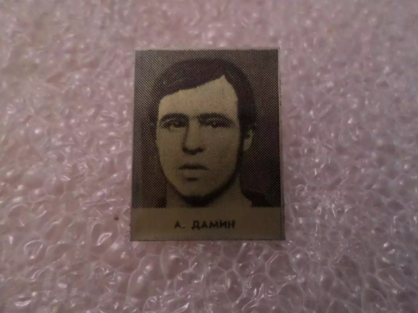 Значок Александр Дамин Динамо Киев 1975 г из серии