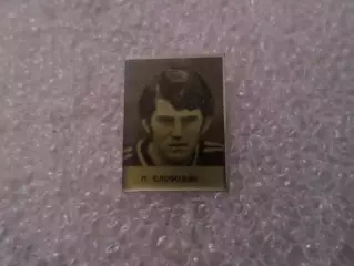 Значок Петр Слободян Динамо Киев 1975 г из серии