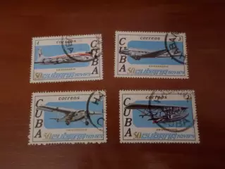 Марки Куба авиация Самолеты 1979 г гаш