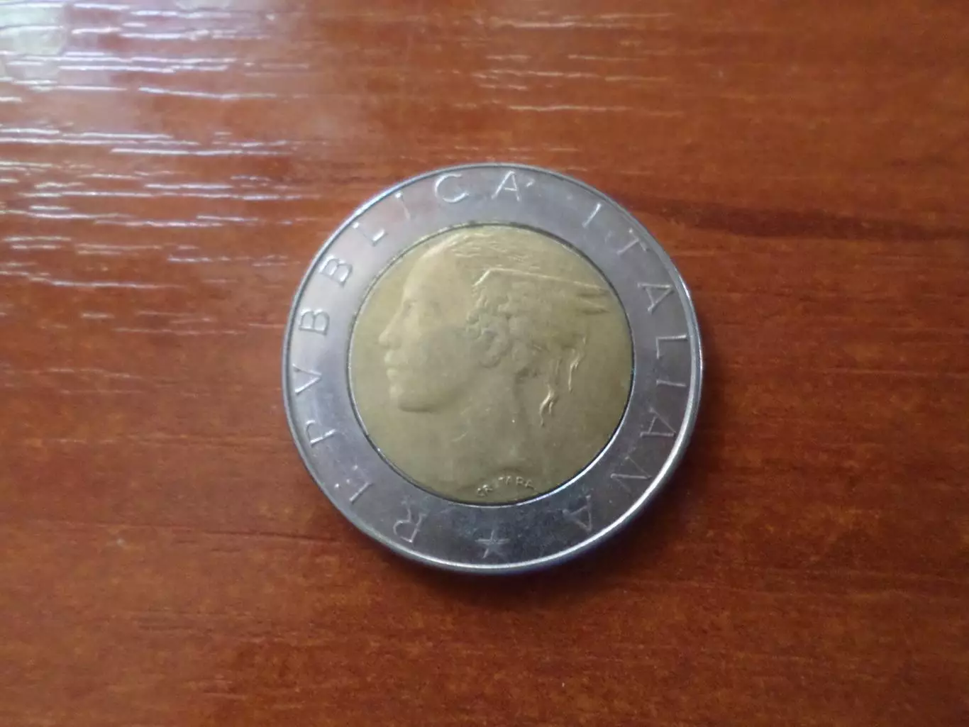 Монета 500 лир Италия 1991 г 1