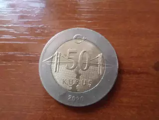 Монета 50 куруш Турция 2020 г