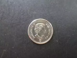 Монета 10 центов Канада 2021 г