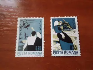Марки Румыния 1970 г гаш