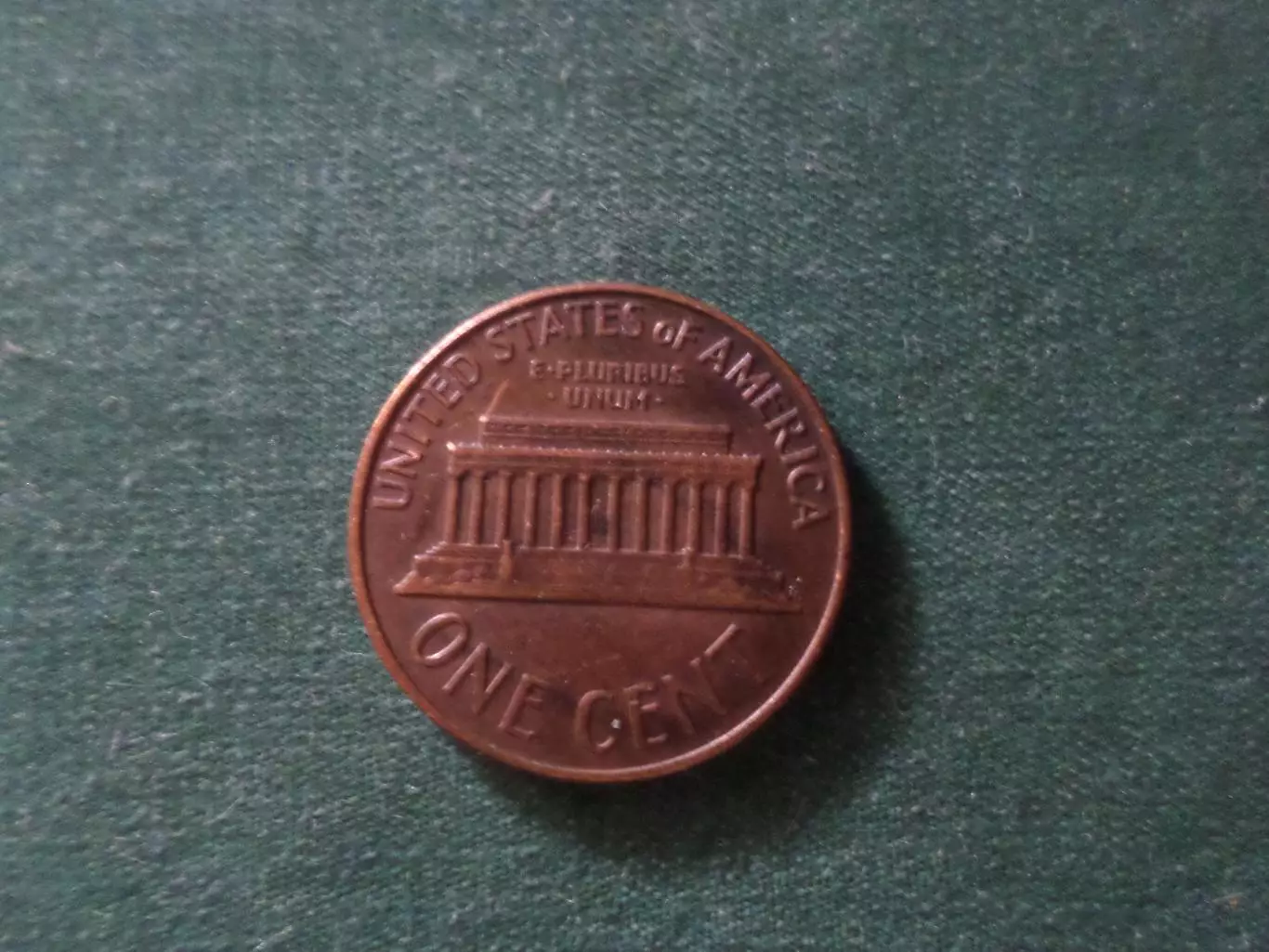 Монета 1 цент США 1962 г без двора 1