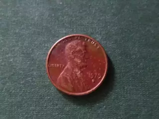 Монета 1 цент США 1975 г