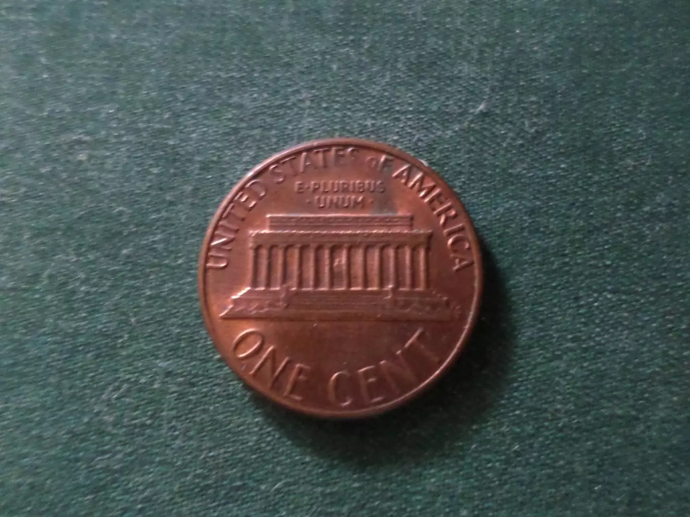 Монета 1 цент США 1985 г 1