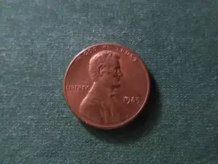 Монета 1 цент США 1985 г