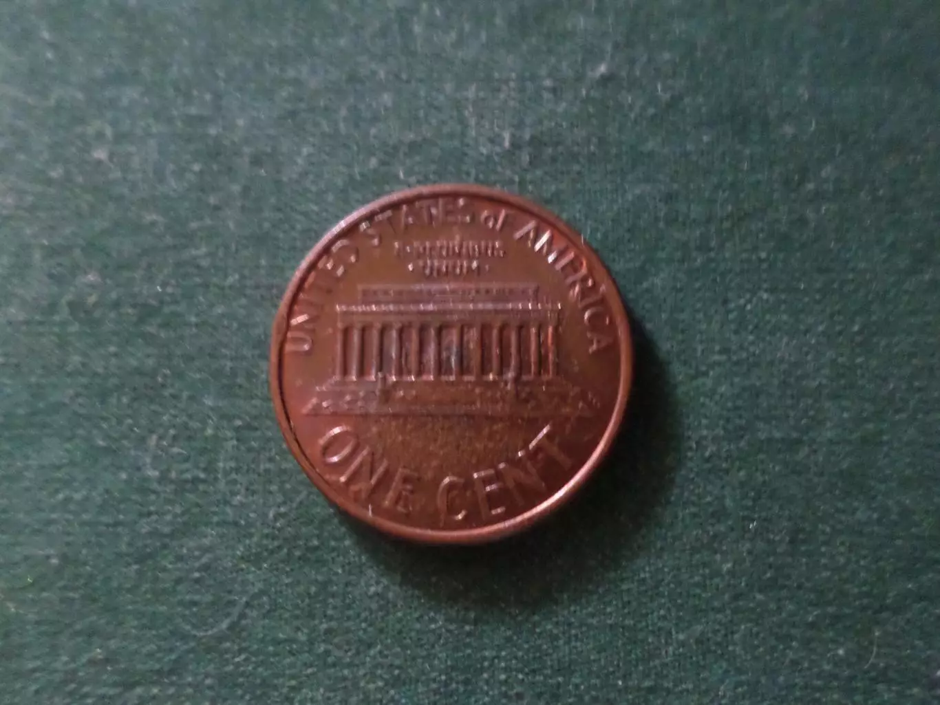 Монета 1 цент США 1993 г