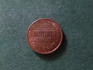 Монета 1 цент США 1993 г