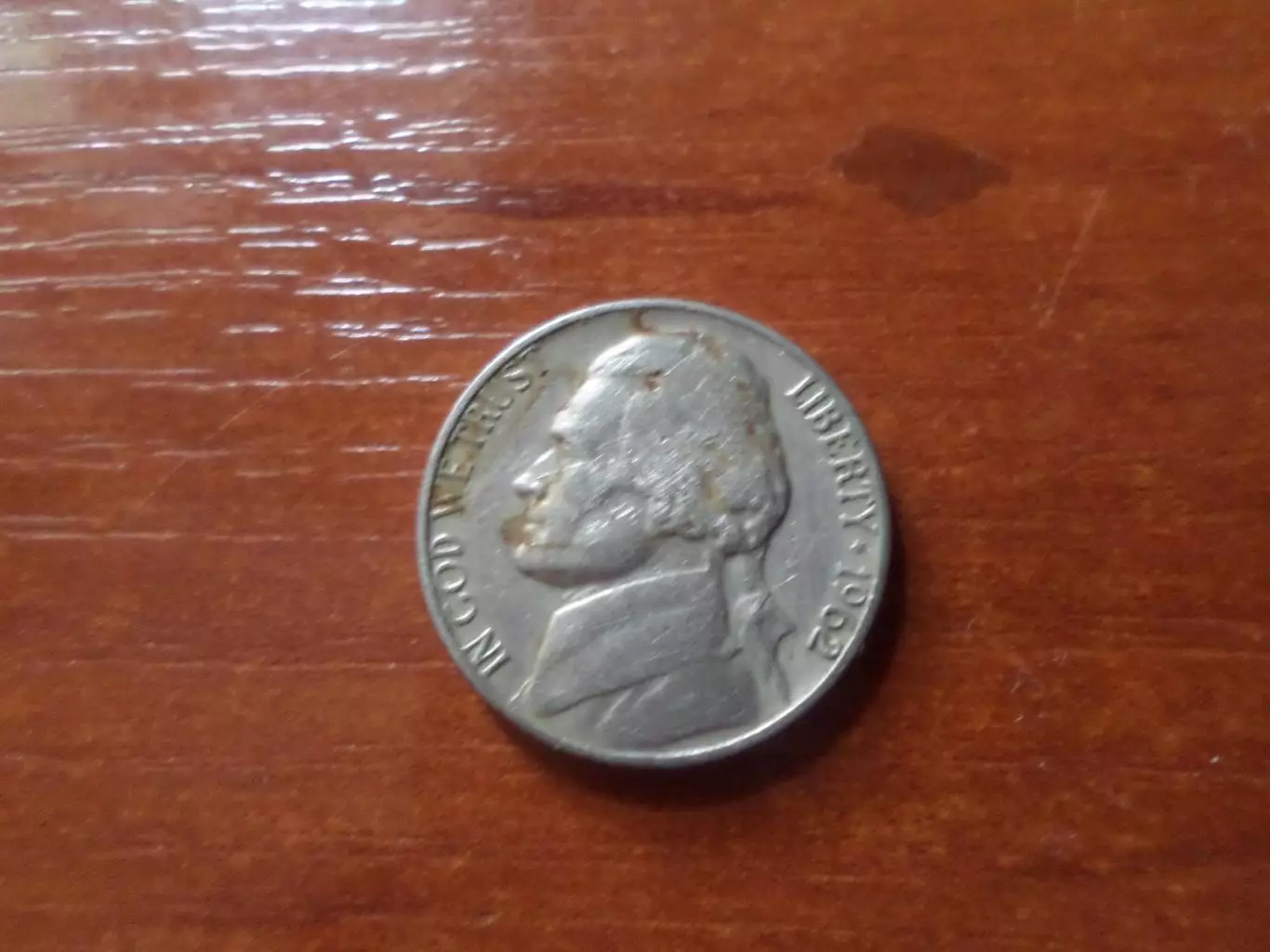 монета 5 центов США 1962 г