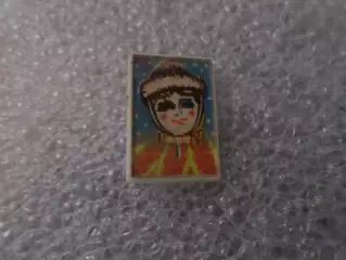 Значок детский Снегурочка переливной