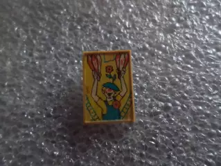 Значок детский Цирк жонглер переливной