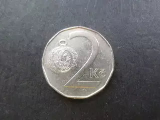Монета 2 кроны Чехия 1994 г