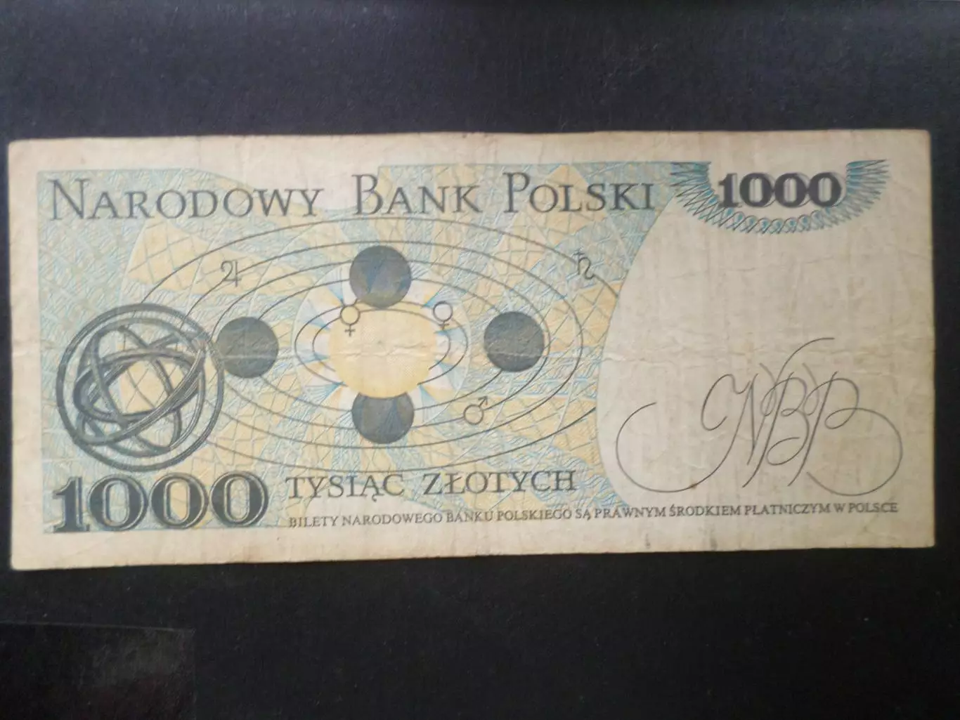 Банкнота 1000 злотых Польша 1982 г 1