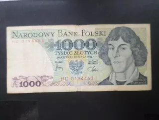 Банкнота 1000 злотых Польша 1982 г