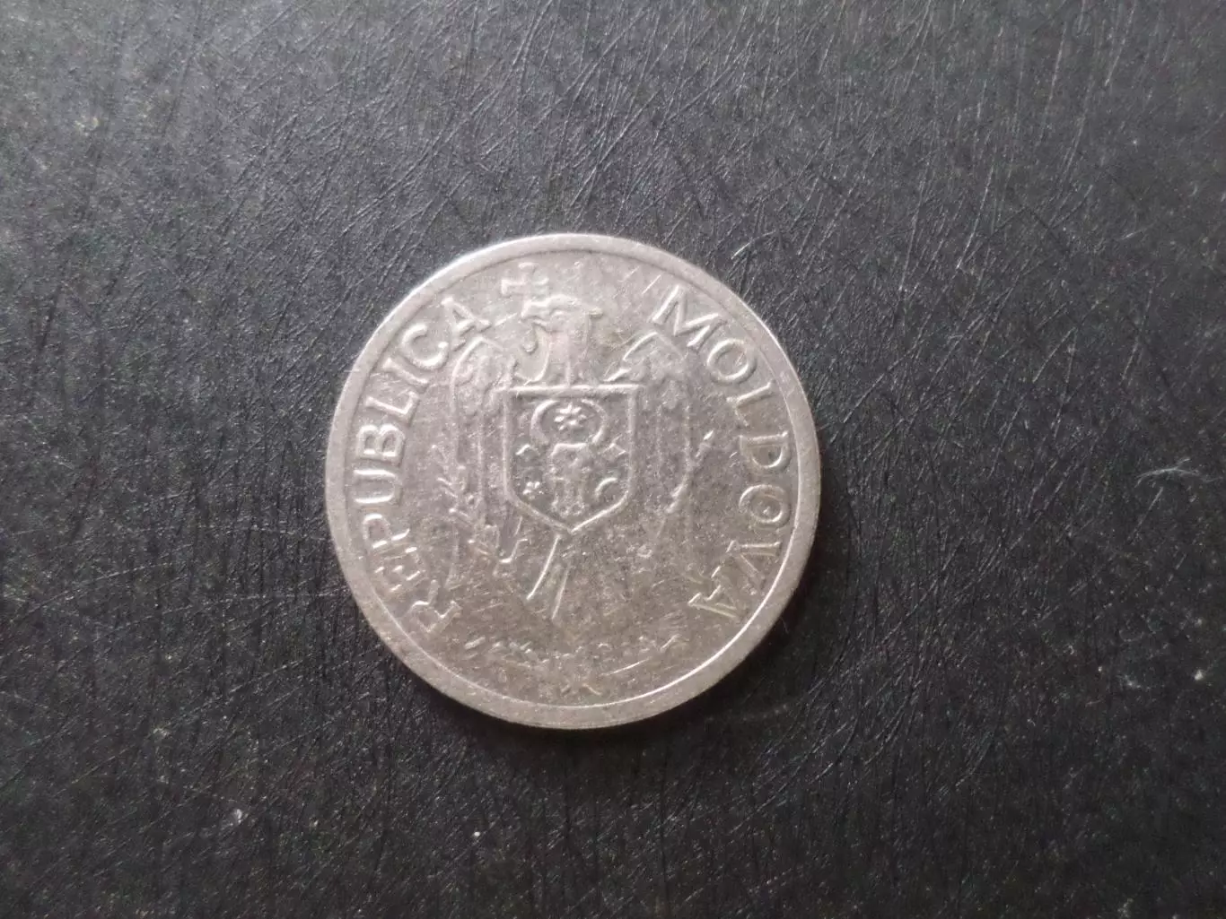 Монета 1 лей Молдова 1992 г 1