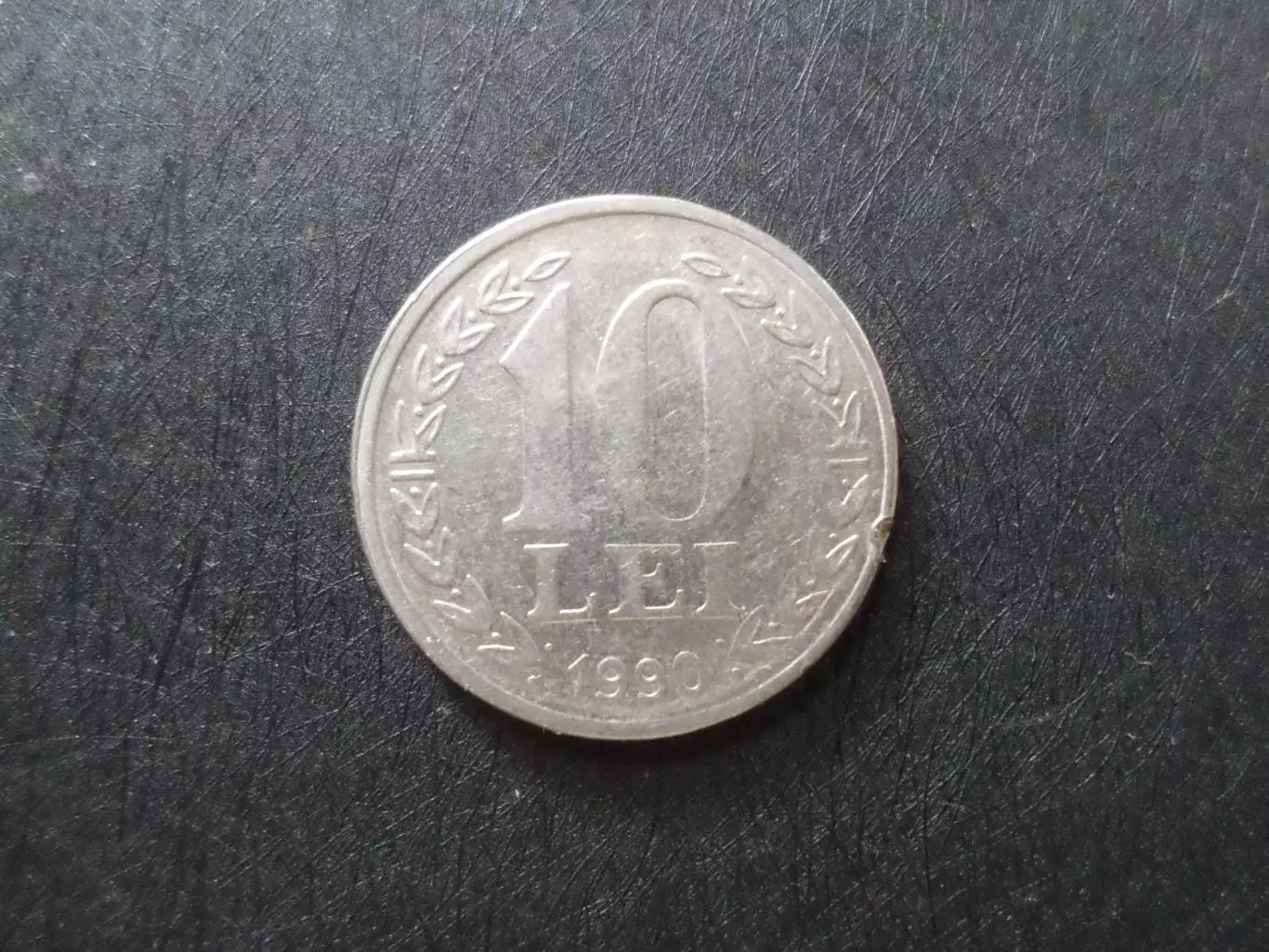 Монета 10 лей Румыния 1990 г