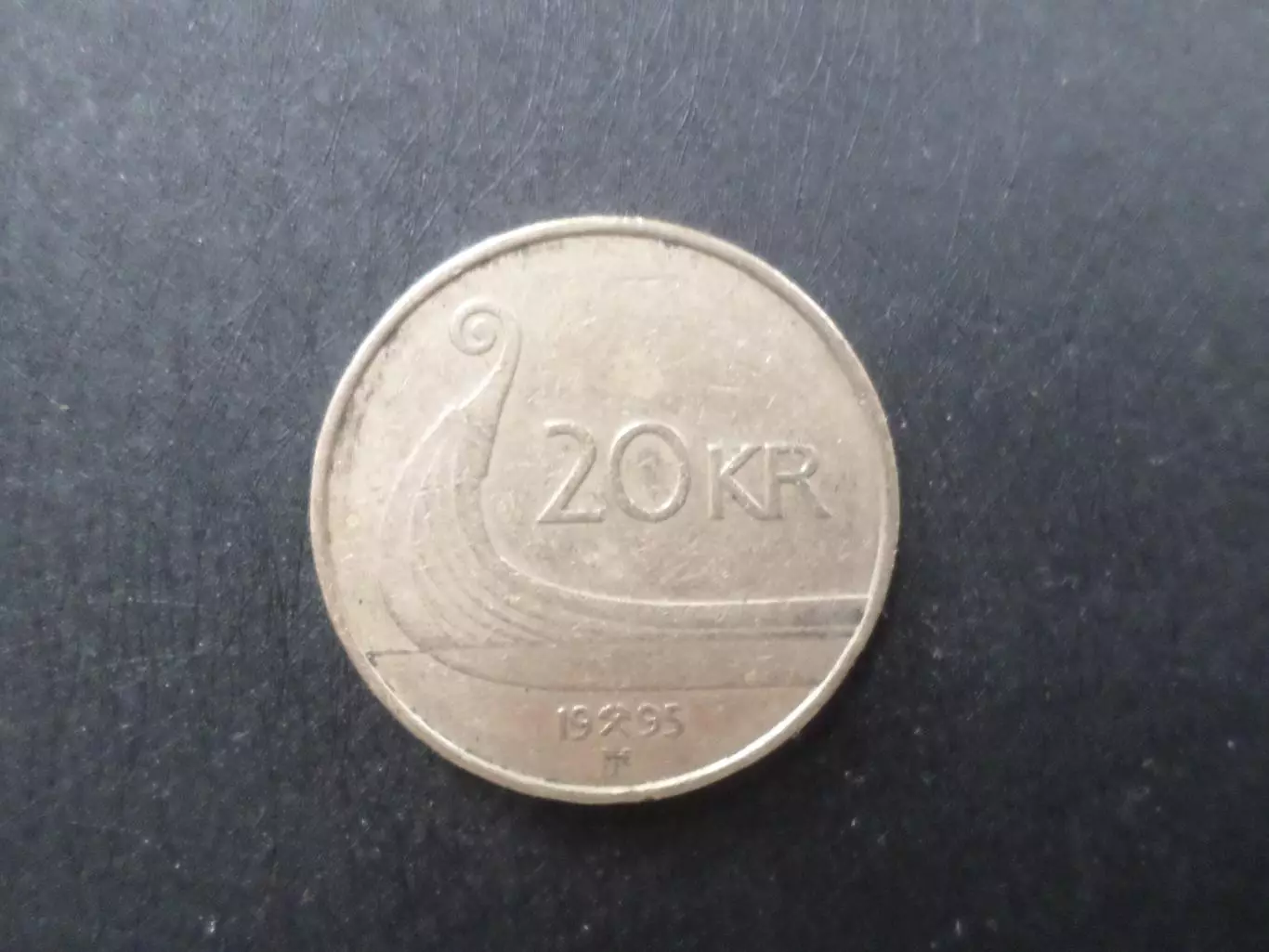 Монета 20 крон Норвегия 1995 г