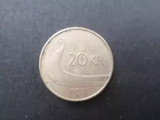 Монета 20 крон Норвегия 1995 г
