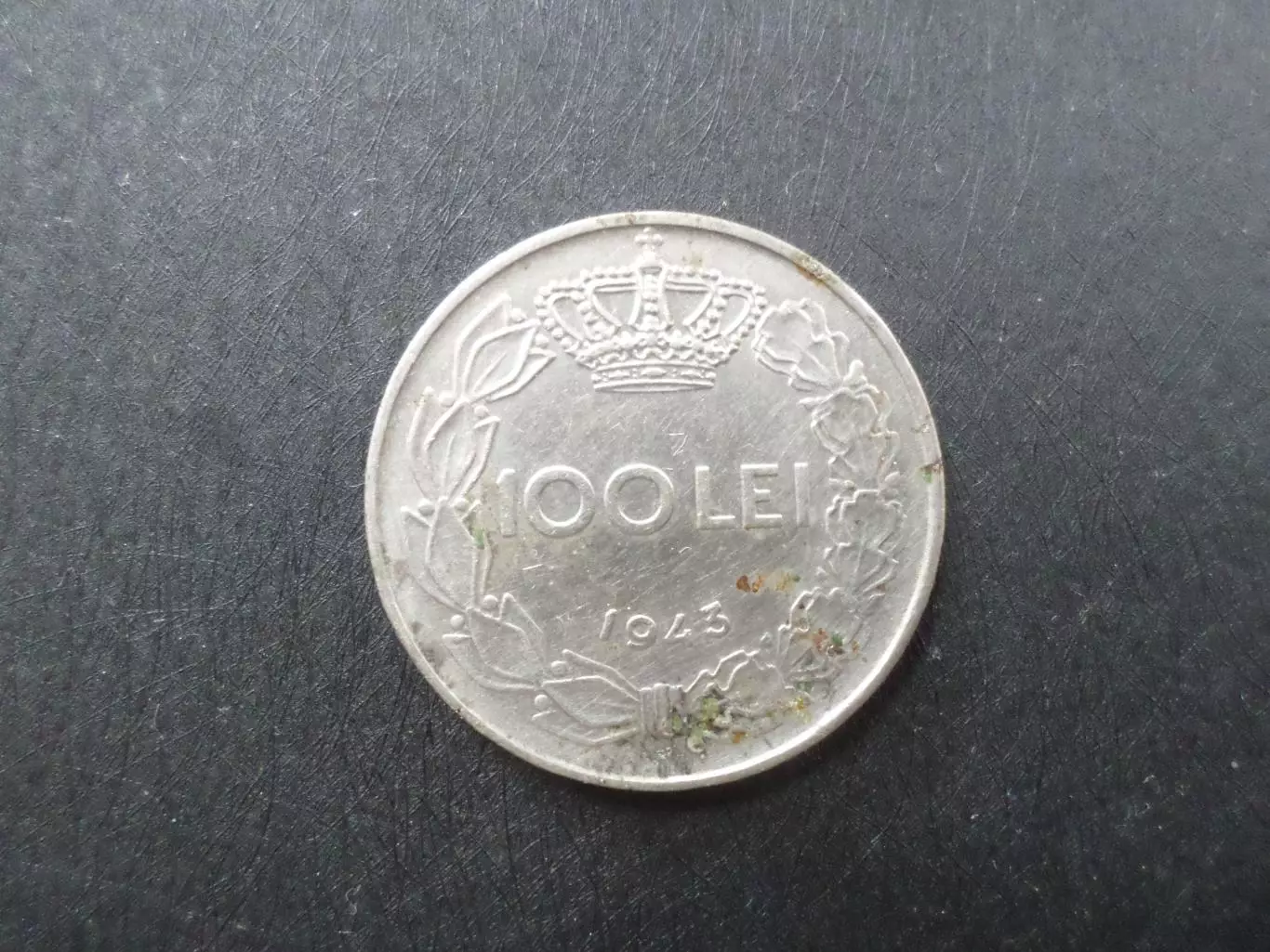 Монета 100 лей Румыния 1943 г
