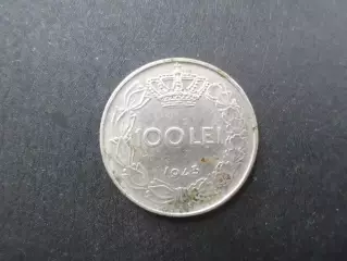 Монета 100 лей Румыния 1943 г
