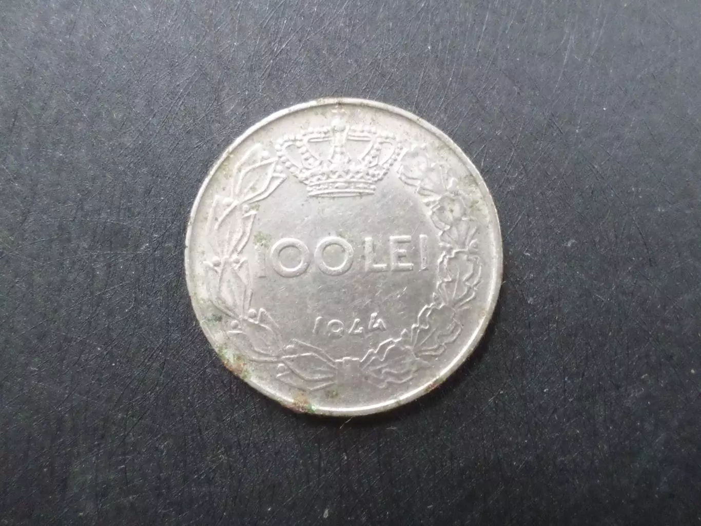 Монета 100 лей Румыния 1944 г