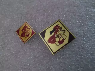 Значок детский Собака 2 шт