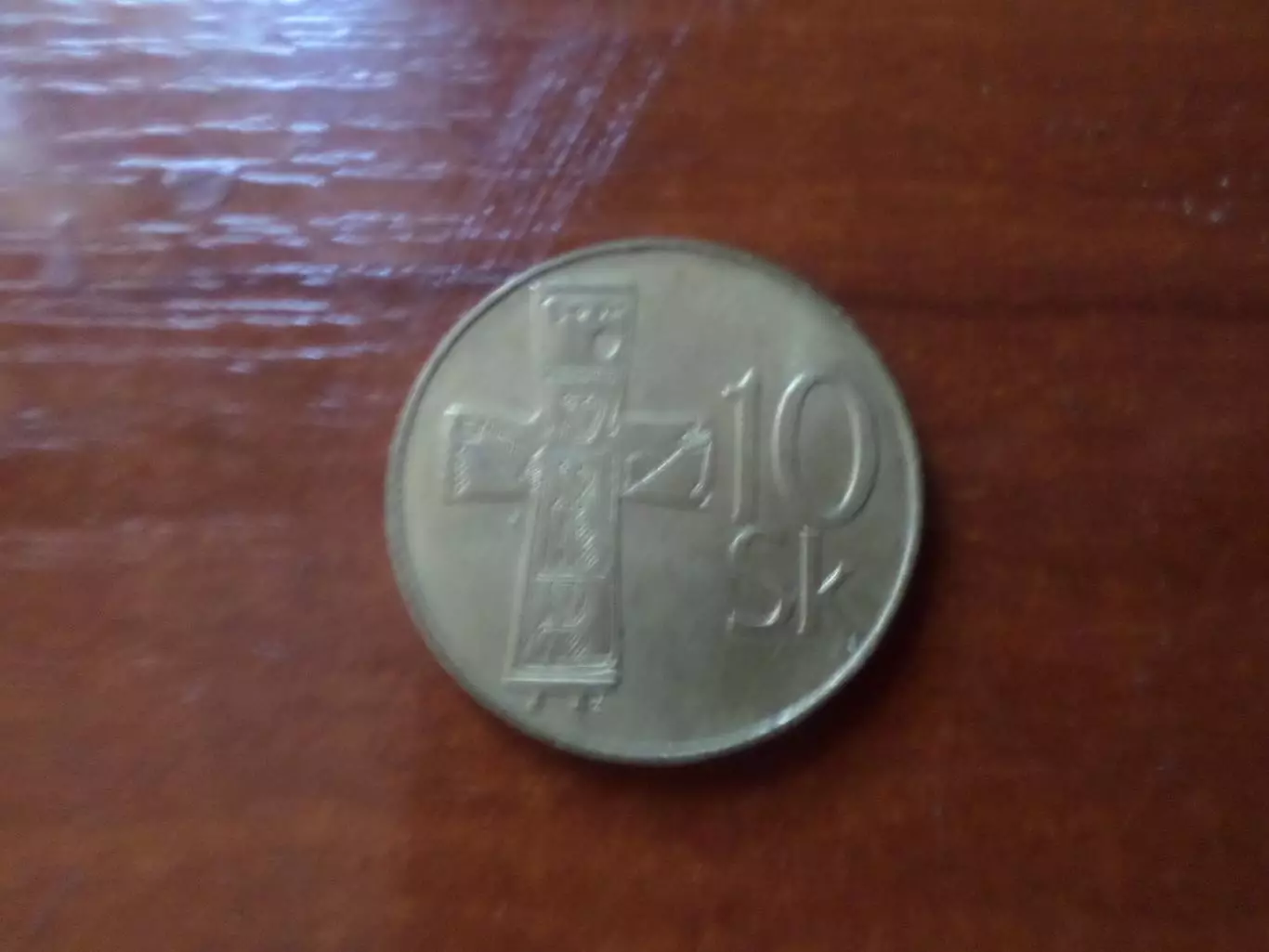 Монета 10 крон Словакия 1993 г