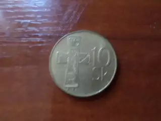 Монета 10 крон Словакия 1993 г