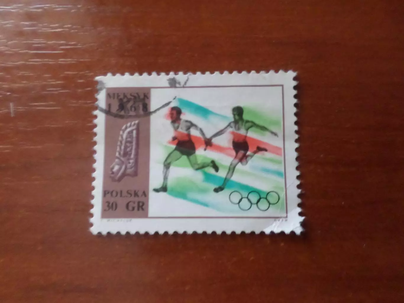 марки Польша Олимпийские игры Мехико 1968 г гаш