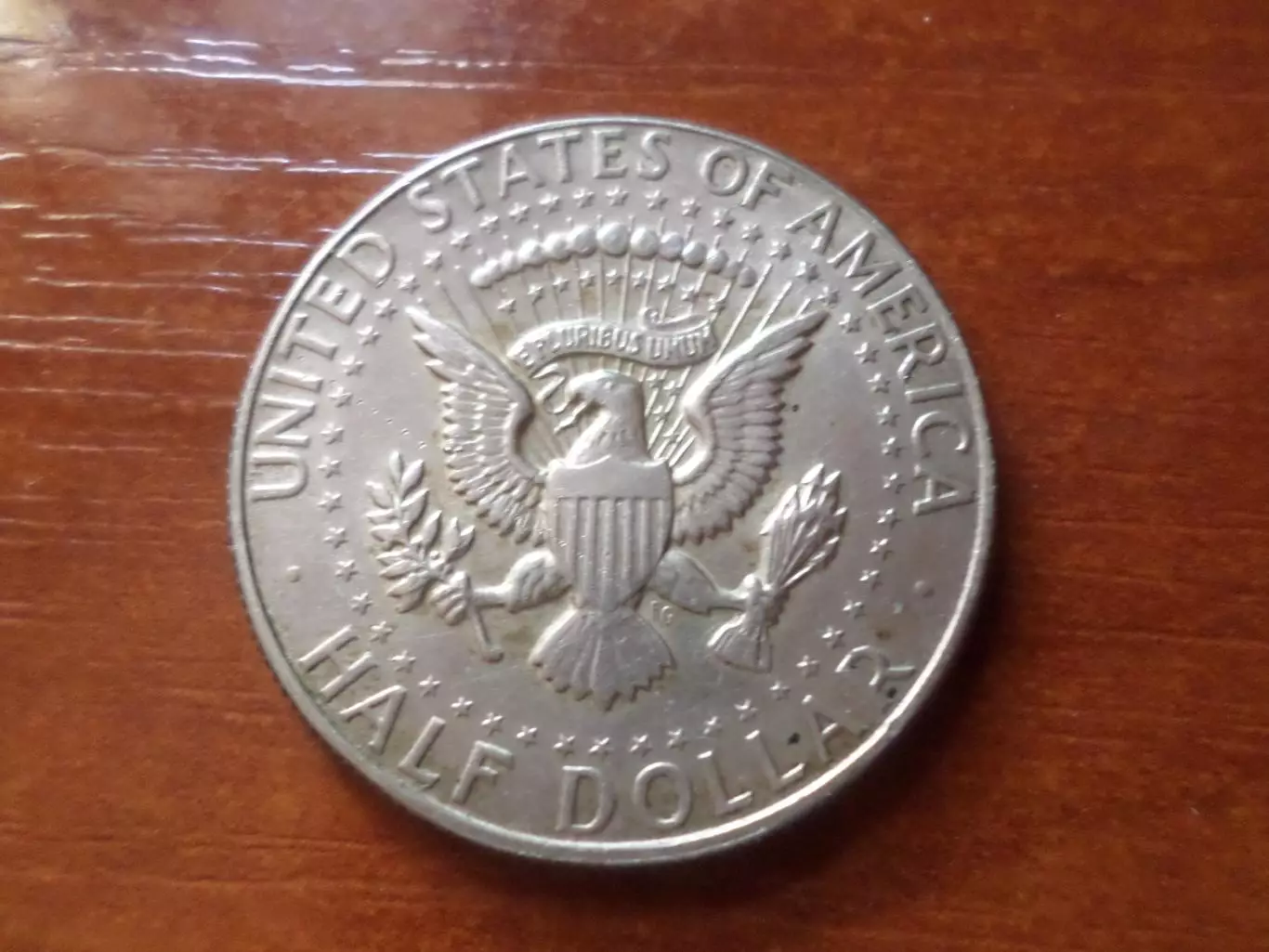 Монета 50 центов США 1967 г серебро 1
