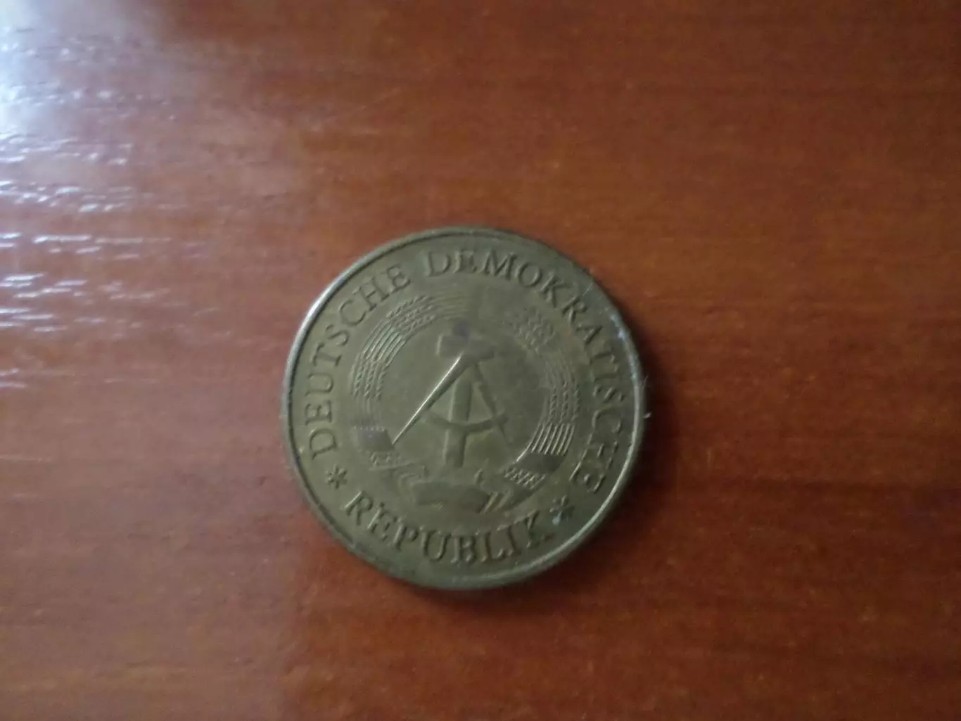 Монета 20 пфеннигов ГДР Германия 1969 г 1