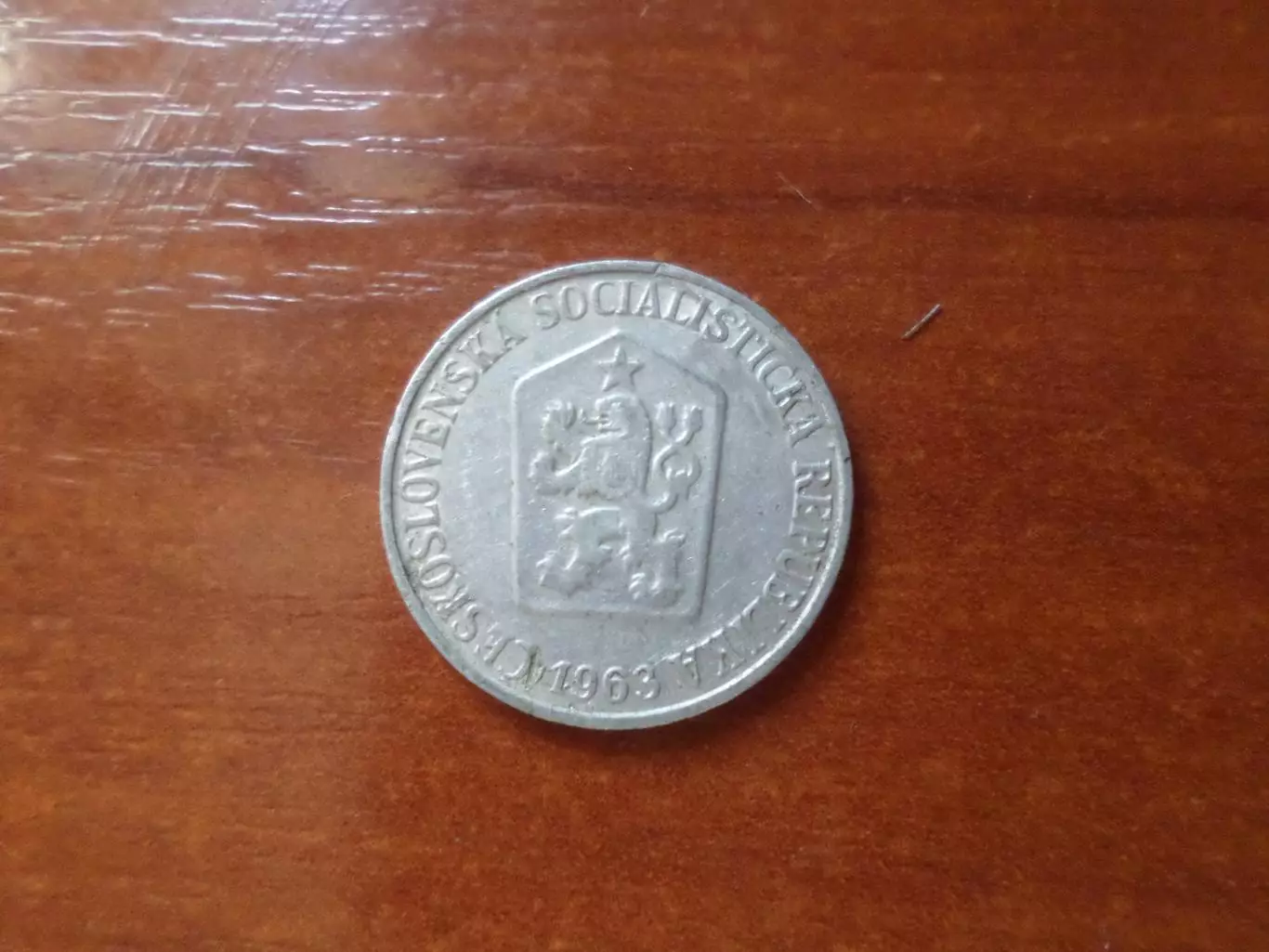 Монета 5 геллеров Чехословакия 1963 г 1