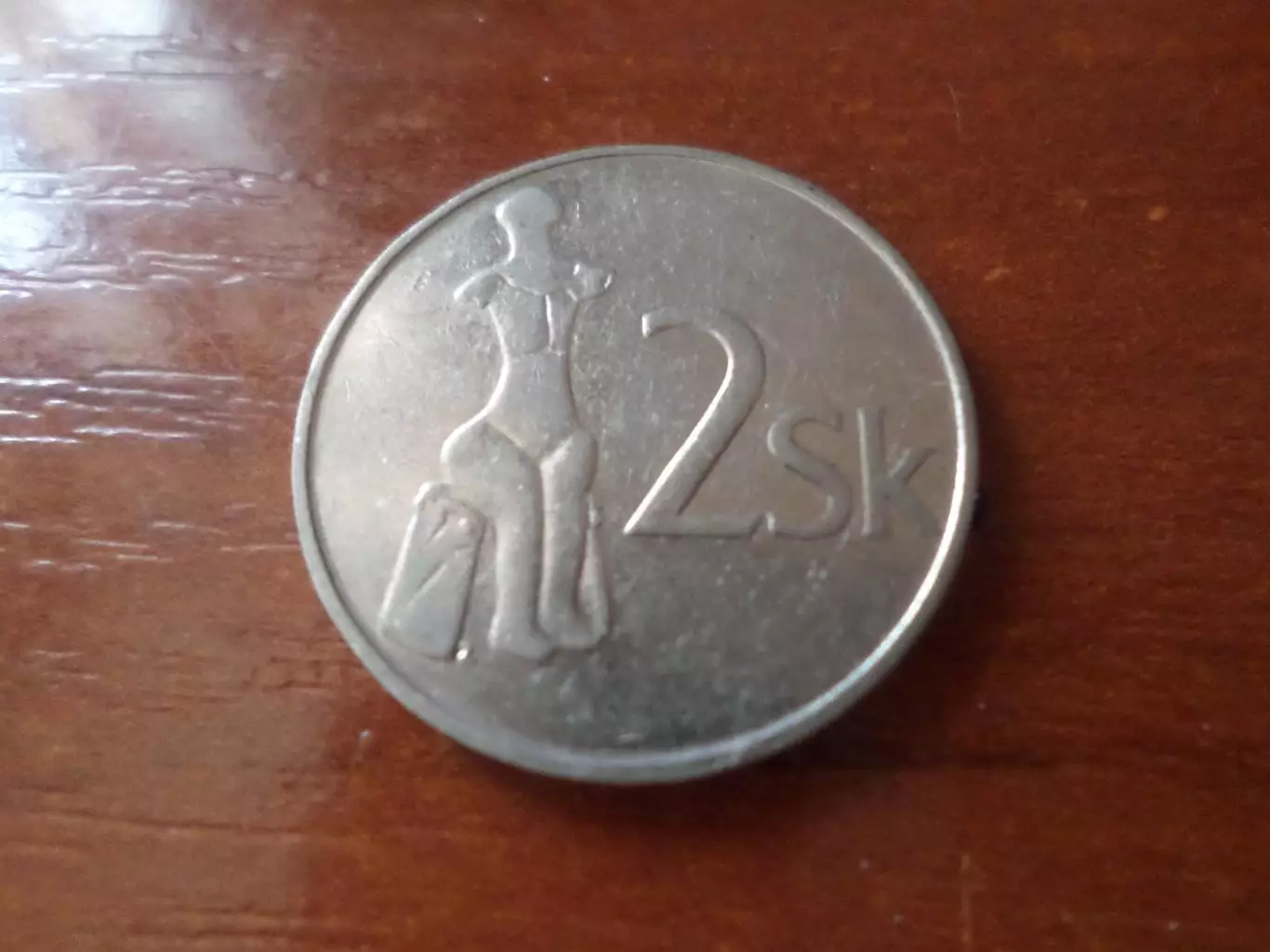 Монета 2 кроны Словакия 1993 г