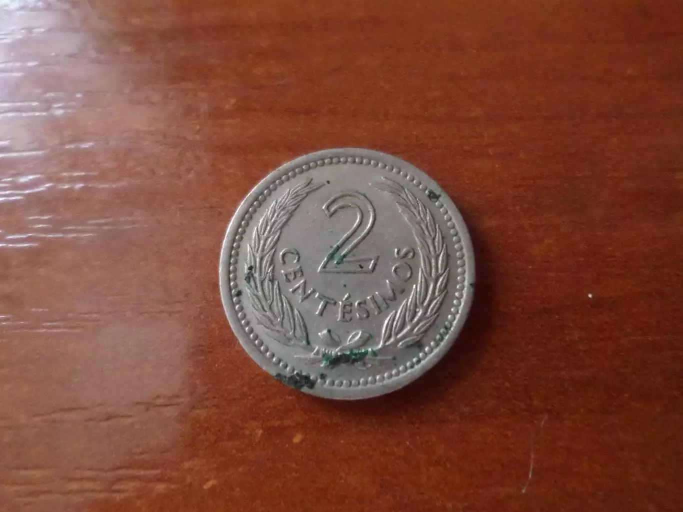 Монета 2 сентесимо Уругвай 1953 г