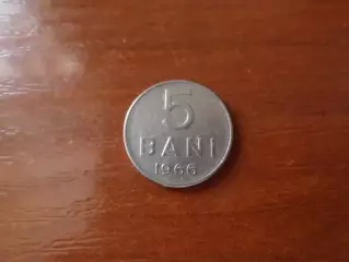 Монета 5 бани Румыния 1966 г