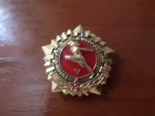 Значок ГТО 5-я ступень зол