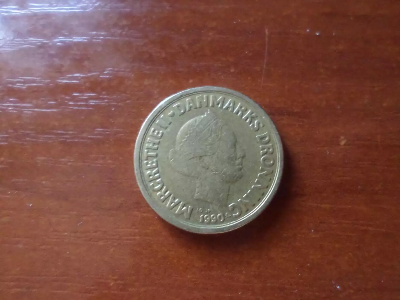 Монета 10 крон Дания 1990 г